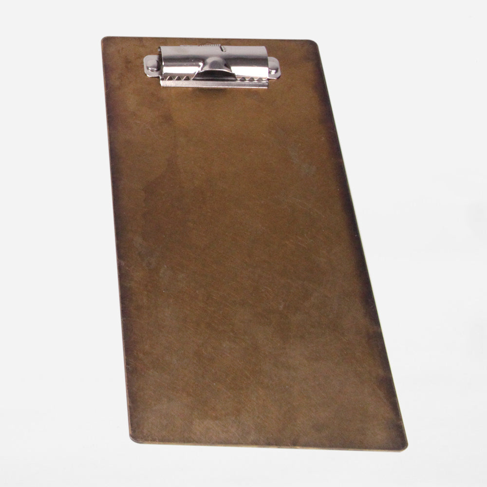 BRASS CLIP BOARD RUST