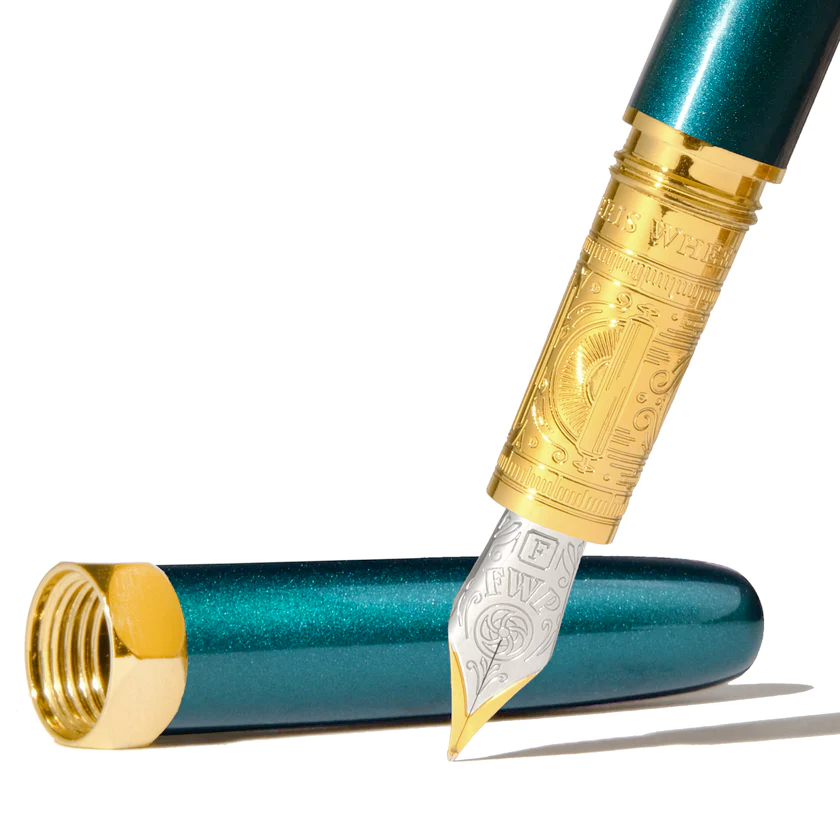 Bijou Fountain Pen - Printmaker's Teal - Medium