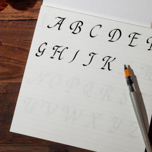 Calligraphy Practice Notebook / Chancery Cursive