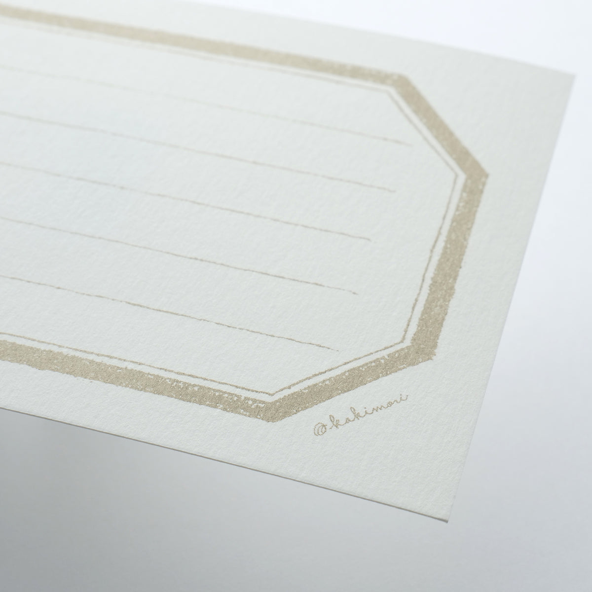 Single note Lined Sepia