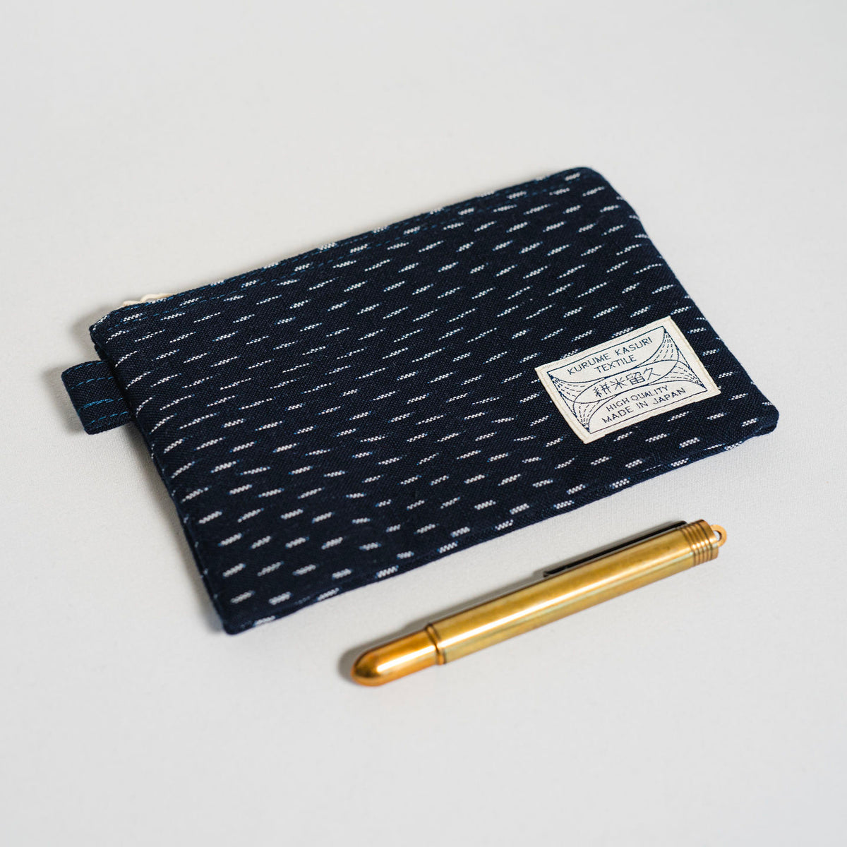 Pouch S Small dots Blue/White
